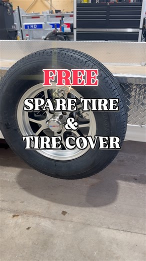 Work & Play Special. FREE spare tire & cover on this Enbeck utility landscape trailer.