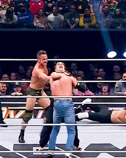 Roderick Strong breaks Marina Shafir's back! 😳 #AEWDynamite New Year's Smash is LIVE NOW on TBS & streaming on HBO MAX! | All Elite Wrestling