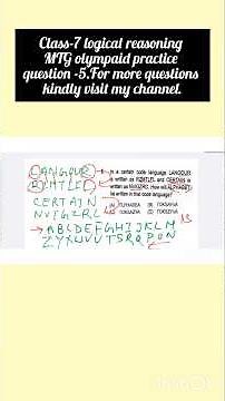 class-7 logical reasoning Mtg olympiad solutions #viral #ytshorts #shorts #imoclass7