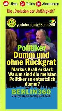 🇩🇪 #Markus #Krall #Education #Backbone #HartzIV #MemberofParliament #Habeck #Baerbock #Faeser #La...
