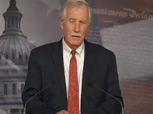 Sen. Angus King: "We're Closer Tonight To A Vote On ACA Tax Credits Than We Were This Morning"