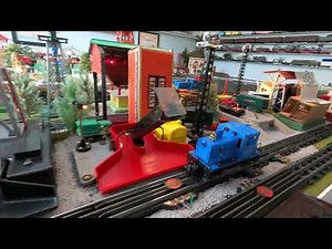 Lionel Trains Some more auto transports, 51 Navy Yrd Switcher, & a return to working on the layout..