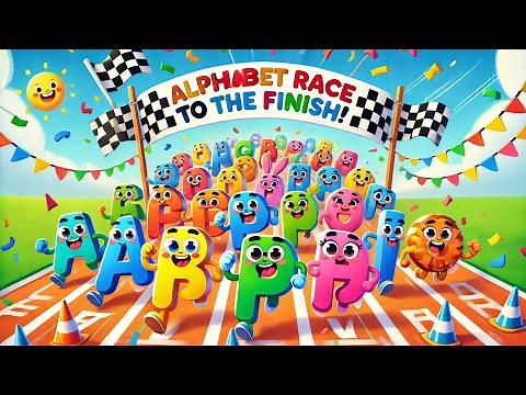ABC Race | Fun Alphabet Adventure for Kids | Animated Letters in Action