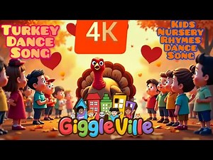 Turkey Dance Song 🦃 | Fun Thanksgiving Song for Kids