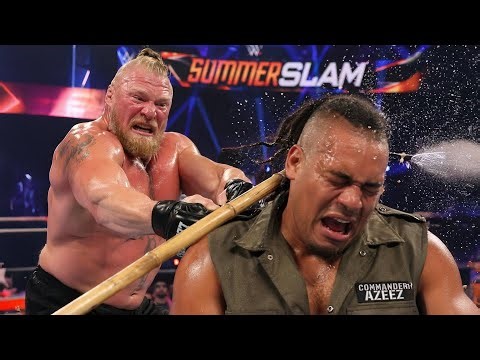 Brock Lesnar vs. Commander Azeez 🔥💥Summerslam • April 25, 2026 - WWE