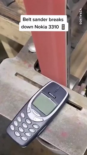 Nokia 3310 Durability Test: Can It Survive a Belt Sander?