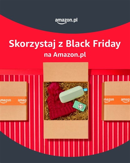 Wypatrujesz najlepszych okazji? Skorzystaj z Black Friday na Amazon.pl! 🖤 Tysiące produktów w wyjątkowych cenach już czekają na dodanie do koszyka. Czas wyczyścić listę zakupów! 🤩📦 A jeśli jesteś w Amazon Prime, to możesz skorzystać z szybkiej i darmowej dostawy milionów produktów, bez minimalnej kwoty zamówienia, do domu, Paczkomatu lub punktu odbioru. | Amazon.pl