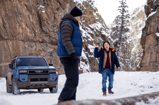 Hilary Swank And Jimmy O. Yang Go Way-Off-Road In New Toyota Short