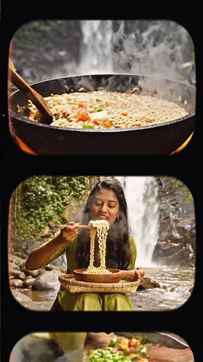 100% Natural Cooking by Village Girls in Forest #forestcooking #desifood