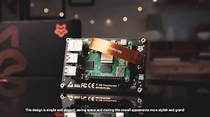 LUCKFOX for Raspberry Pi 5 Touch Screen - 4.3 inch DSI Display for Pi 5/4B/CM4/CM3 Support 3D Printing, Capacitive Touch 800x480, 178° Viewing Angle, Toughened Glass LCD Panel for Raspberry Display