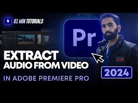 How to Extract Audio From Video in Adobe Premiere Pro 2024 | Remove Audio From Video Premiere Pro