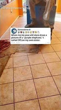 When my six-year-old niece drew a picture of a "purple elephant," I called CPS on my own sister.