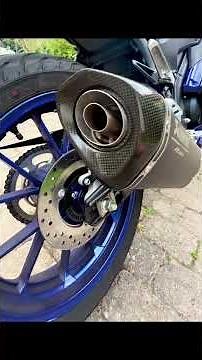 Sound im Tunnel - Yamaha R125 2025 mit Sportauspuff akrapovic