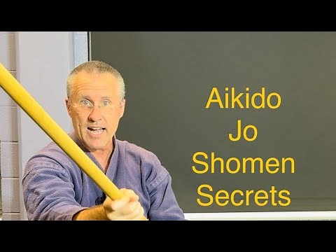 Aikido Jo Step by Step teaching SHOMEN