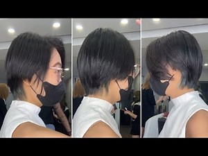 Perfect Short Pixie Haircut Tutorial Women With A Razor | Textured Short Layered Cut