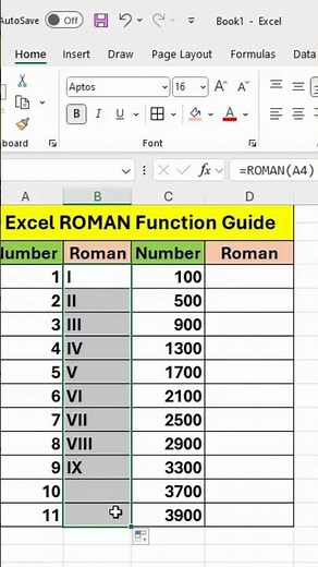 Excel: Convert Numbers to Roman (FUN & FUNCTIONAL)# excel