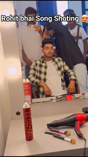 Rohit bhai ka Makeup 😍🔥 #rohitdeshwal #nishudeshwal #modifiedtractor #stunt #viral