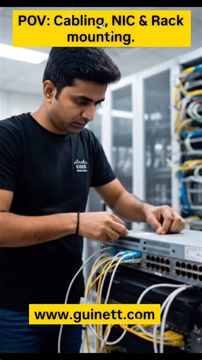 Network Engineer: Cabling, NIC, and Rack Mounting