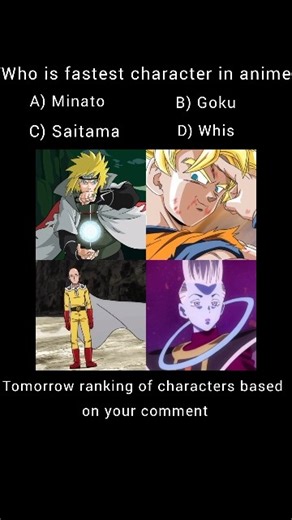 Which is fastest #narutoshippuden #goku #shortsfeed #trending