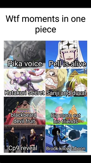 WTF moments in one piece🥺