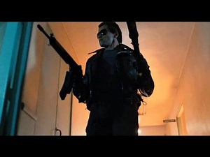 The Terminator (1984) Police Station Shoot-out Scene