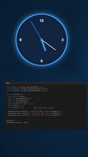 Build a Real Clock with HTML and CSS ⏰