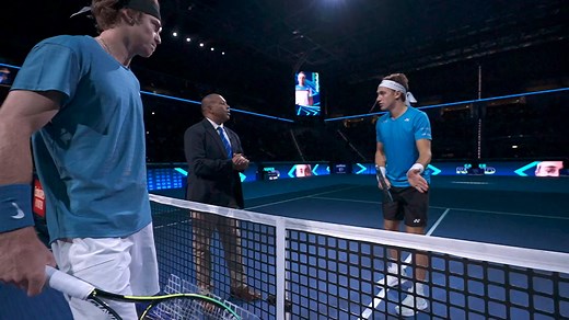 HIGHLIGHTS: C. Ruud def. A. Rublev; ATP Finals Round Robin