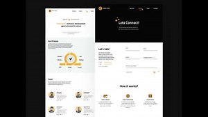Modern website ui ux design