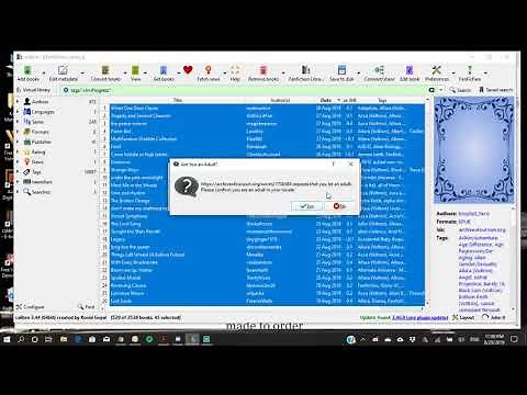 How to update fic using Calibre