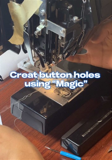 Sewing machine is tool of wizard. I dont even try to think about how it works rather that it just works 🙏🏼🤣 Anyway, this how I install buttons using wizardry. #sewing #handmadeclothing #sewingtutorial #upcycling #upcycledclothing #handcrafted #sustainablefashion