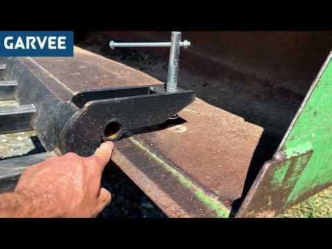 This Tractor Trick Makes Heavy Lifting EASY! Garvee Clamp on Debris Forks
