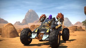 樂高的衝鋒越野車 有6連發射擊砲，還有車頭的旋轉鑽機 穿越最惡劣的地形 跟旋風忍者一起粉碎敵人的大本營吧 產品介紹 #樂高旋風忍者 70589 忍者六連發越野戰車 | LEGO