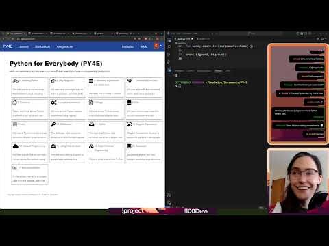 #100Devs - Let's Learn Python, PART 1
