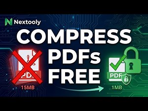 How to Compress PDF File Size Online for Free (100% Private & Secure) | Nextooly