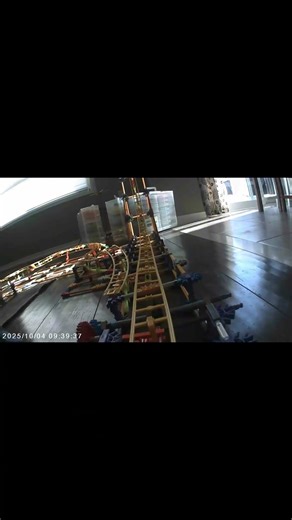 Spitfire Six Flags Qiddiya City K'NEX Recreation Backward POV #knex #themepark #rollercoaster