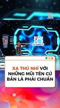 Xạ thủ nhí bắn nỏ cực đỉnh, bắn phát nào là chuẩn phát đó, mũi tên nào cũng trúng đích