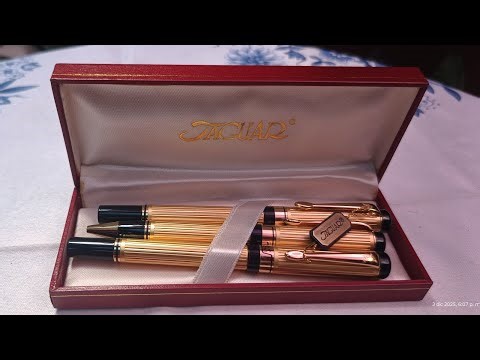 Boligrafo, Roller y Pluma Estilográfica Bee Iridium Point Germany Regalo Ejecutivo Jaguar