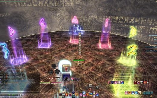 【FF14】 E12S 门神溜冰无损点位及瞄准教学，更新油库里和果子版适用打法