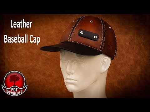 How to Make Leather Baseball Cap - Pattern