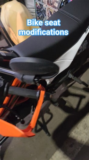 KTM 390 seat modifications extra high density questioning in long drive with comfortable