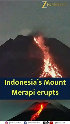 Mount Merapi Volcano Erupts: Earthquake Activity Detected Below Surface