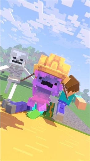 Noobo visited the Monster School #minecraft