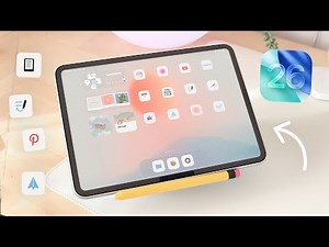 🌷☁️ Customise App Icons on iPad | iPadOS26 customisation, shortcuts