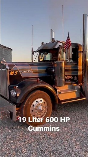Kenworth W900! KTA 600 Cummins #cummins #kenworth