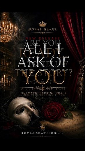 All I Ask Of You | Phantom of the Opera Instrumental Backing Track | Royal Beats