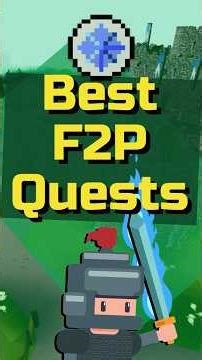 Top 5 Best F2P OSRS Quests in 60s! #SHORTS