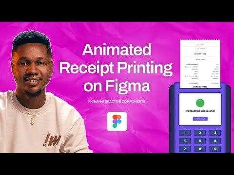 Figma Animation: Realistic Receipt Printing Prototype