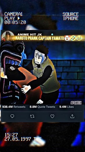 Naruto prank his captain Yamato.. 🤡😂🗿