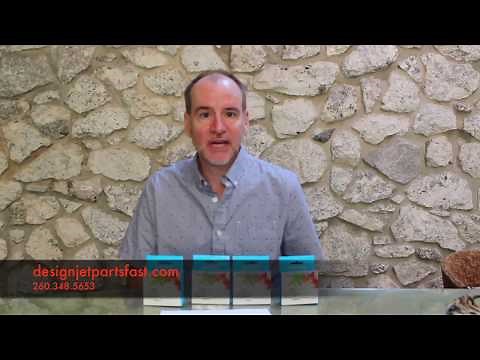 Designjet 500 'faulty printhead' error message service note.