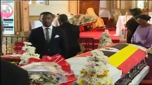 36K views · 658 reactions | MP Allan Ssewanyana and the family of the Mowzey Radio lay wreaths on his casket. #RIPMowzeyRadio | NTV Uganda | Facebook